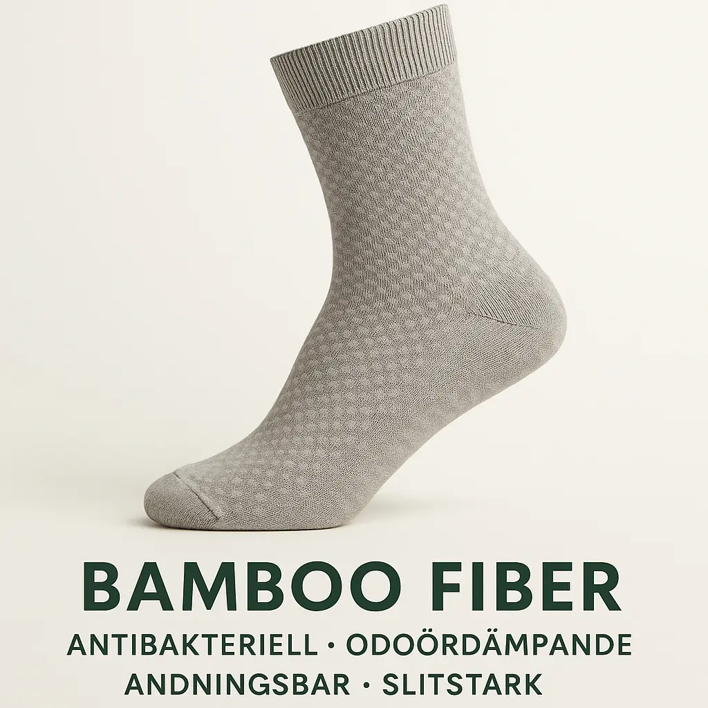 Unisex Strumpor i Bambu- Hög ankel Scandic wellness
