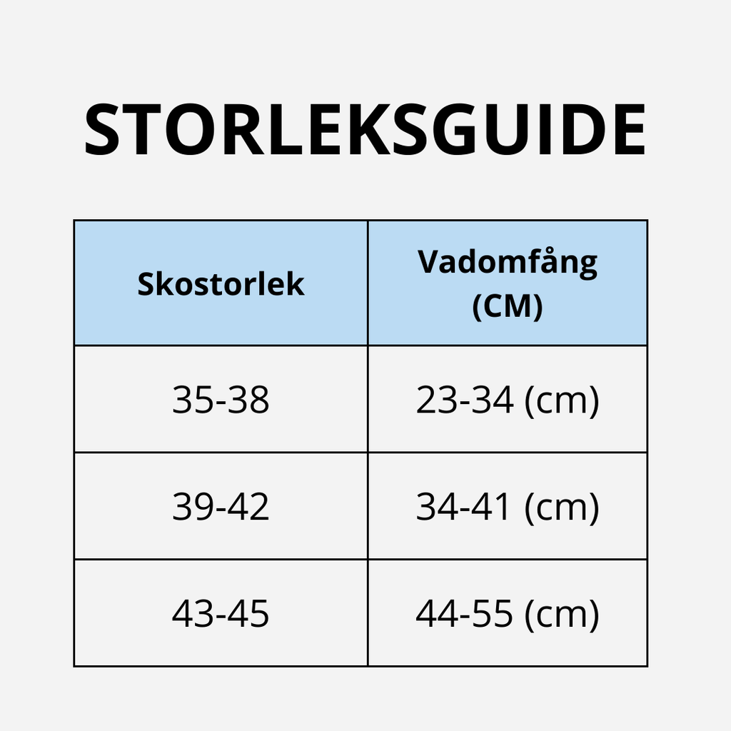 Kompressionsstrumpa i bambu, 8-15mmHg, Svart Scandic wellness